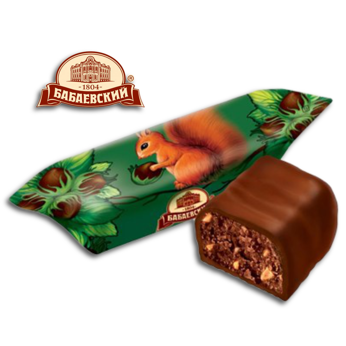 Babaewskiy Pralinen Babaewskaja Belotschka mit Nüssen in Schokoglasur 200g