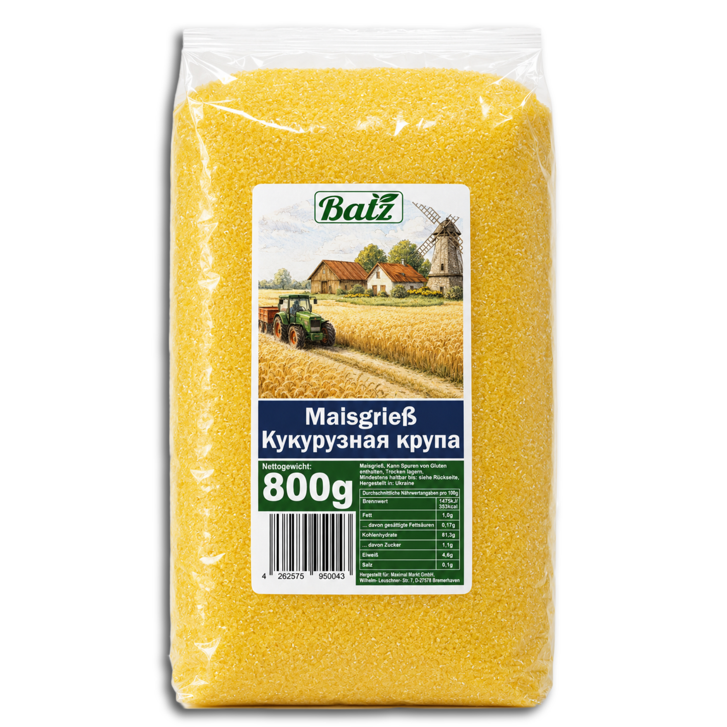 Batz Maisgrieß 800g
