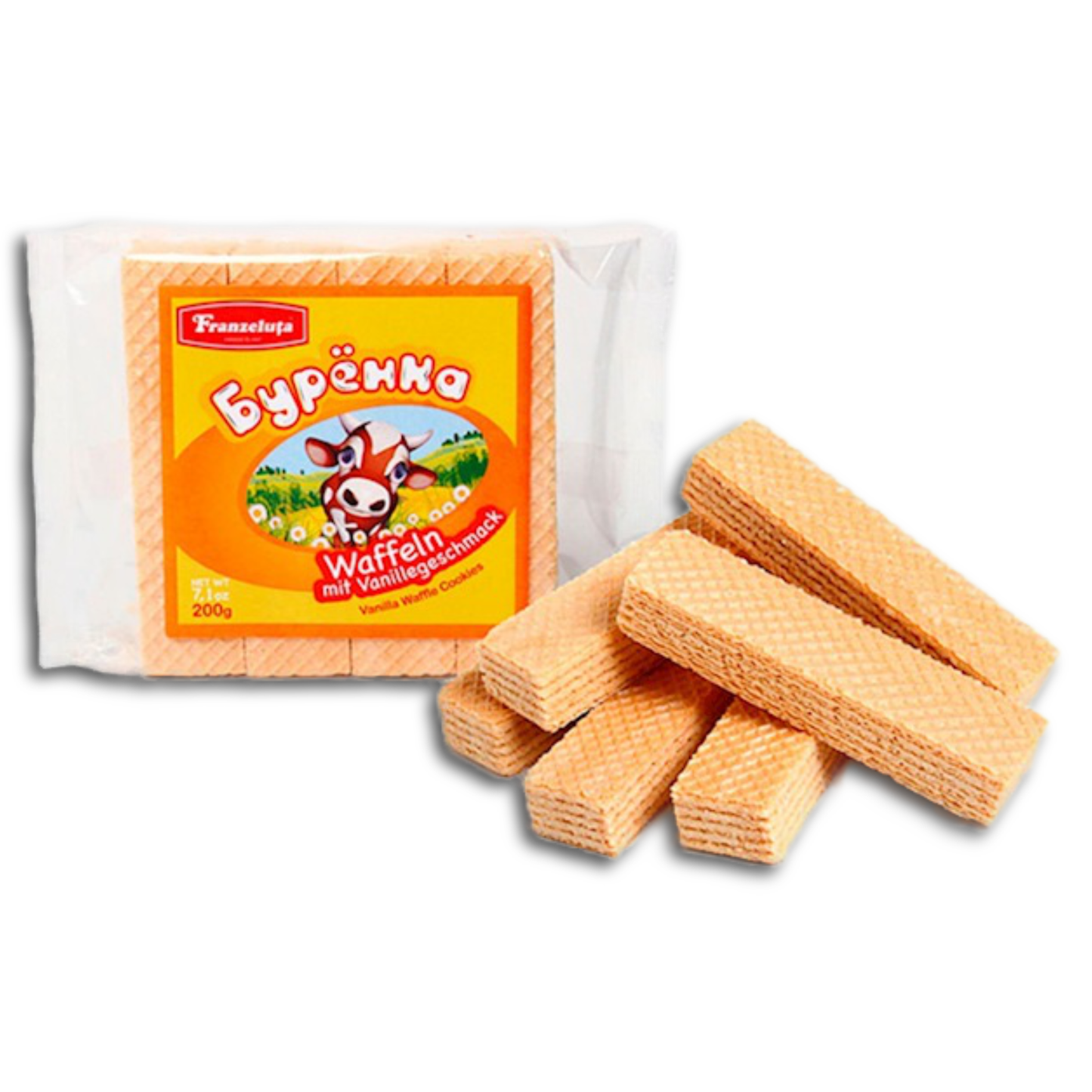 Franzeluta Waffeln "Burenka" mit Vanillegeschmack 200g
