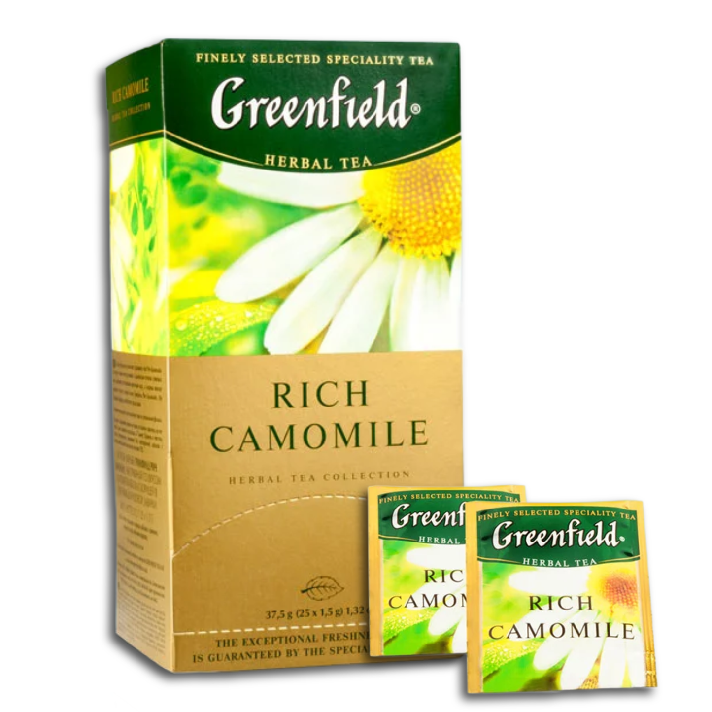 Greenfield Kräutertee "Rich Camomile", 25 x 1,5g Teebeutel, 38g