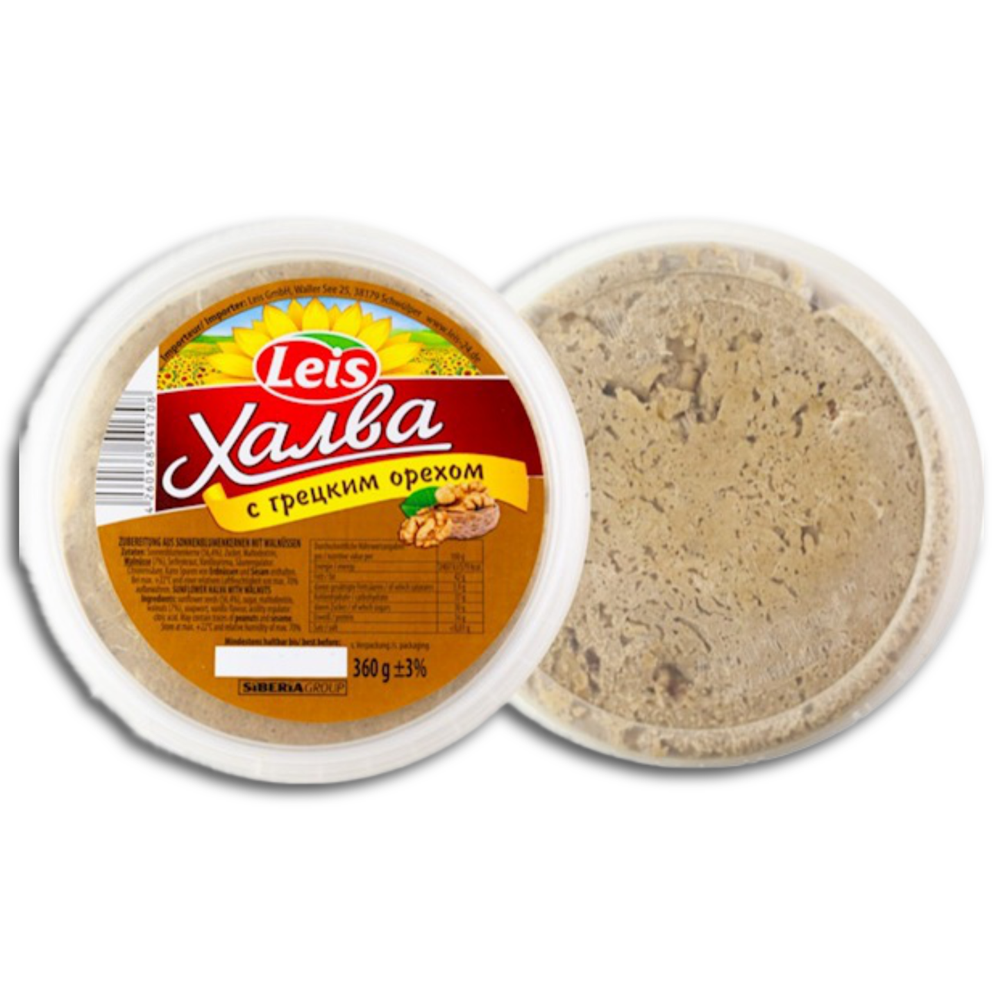 Leis Halva aus Sonnenblumenkernen mit Walnüssen 360g