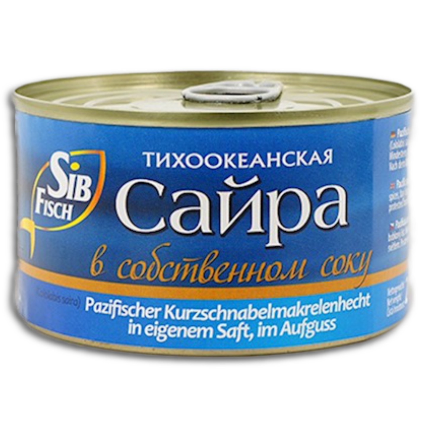 Saira Kurzschnabelmakrelenhecht in eigenem Saft, im Aufguss Sib Fisch 240g