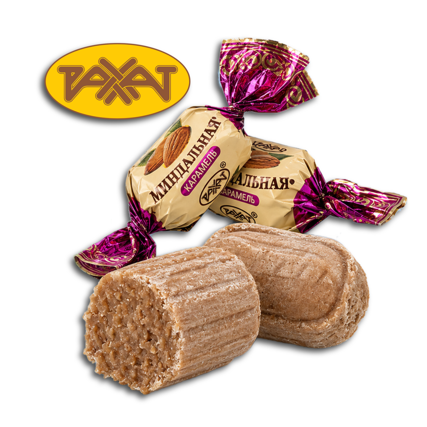 Rakhat Karamellbonbon mit Mandeln 200g