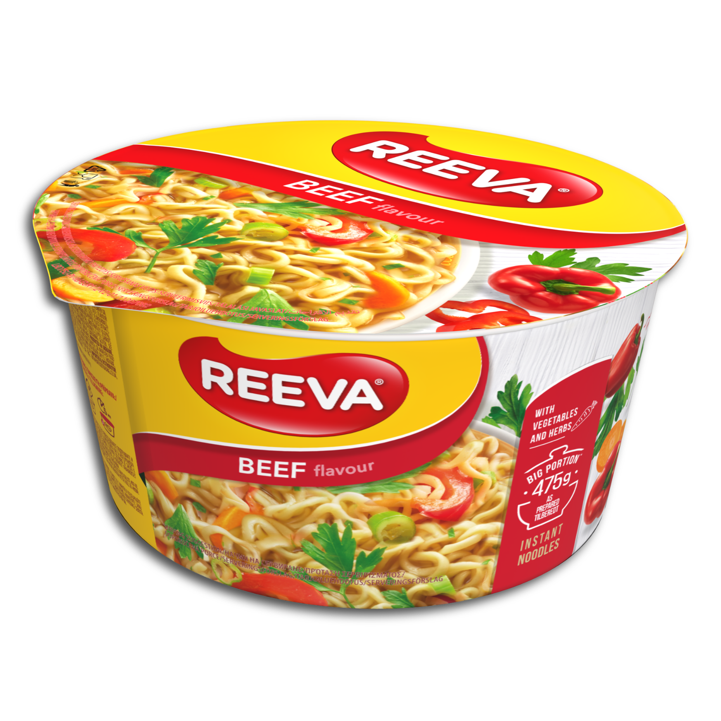 Reeva Instantnudeln mit Rindfleischgeschmack 75g