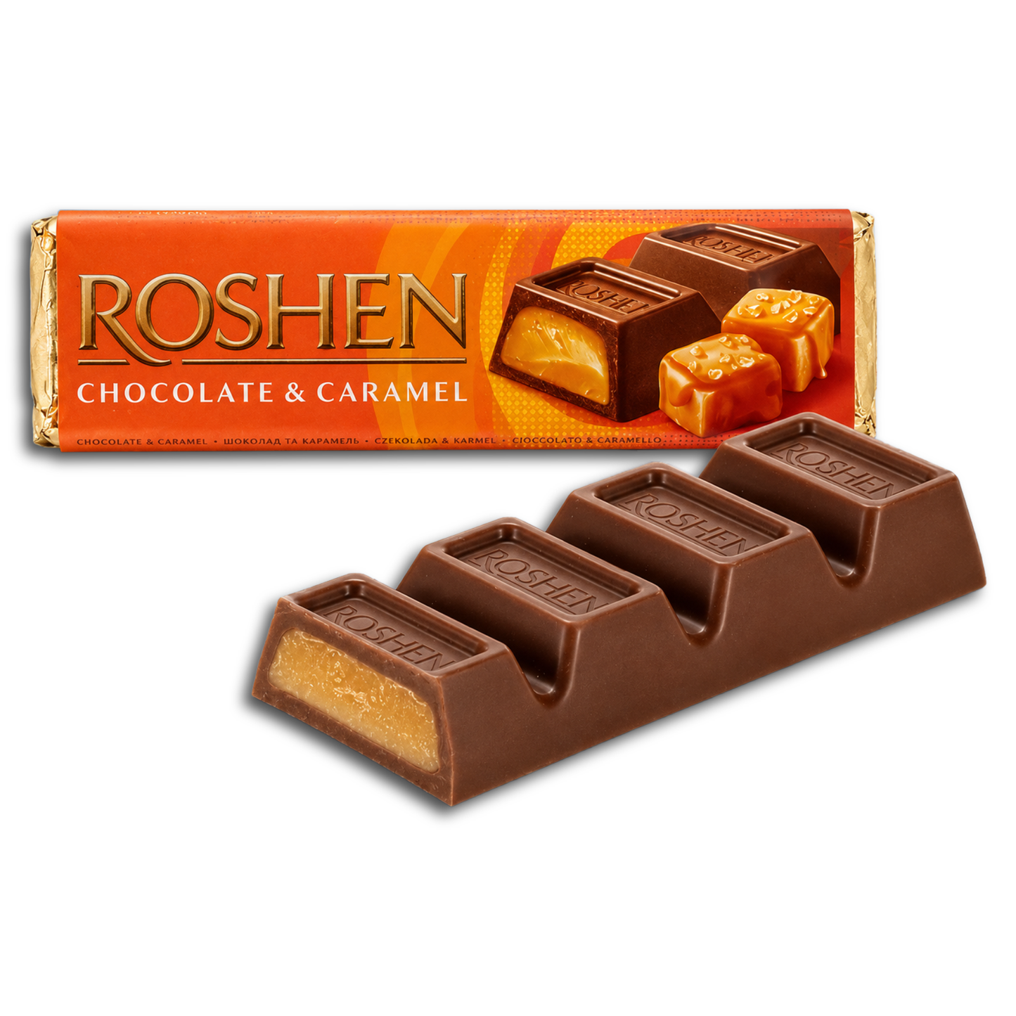 Roshen Konfekt mit Karamellfüllung 40g