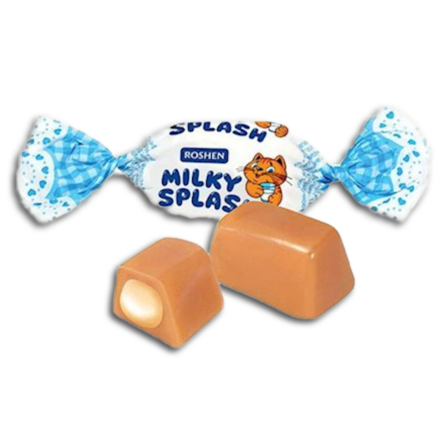 Roshen Weichkaramell "Milky Splash", mit Milchcremefüllung 200g