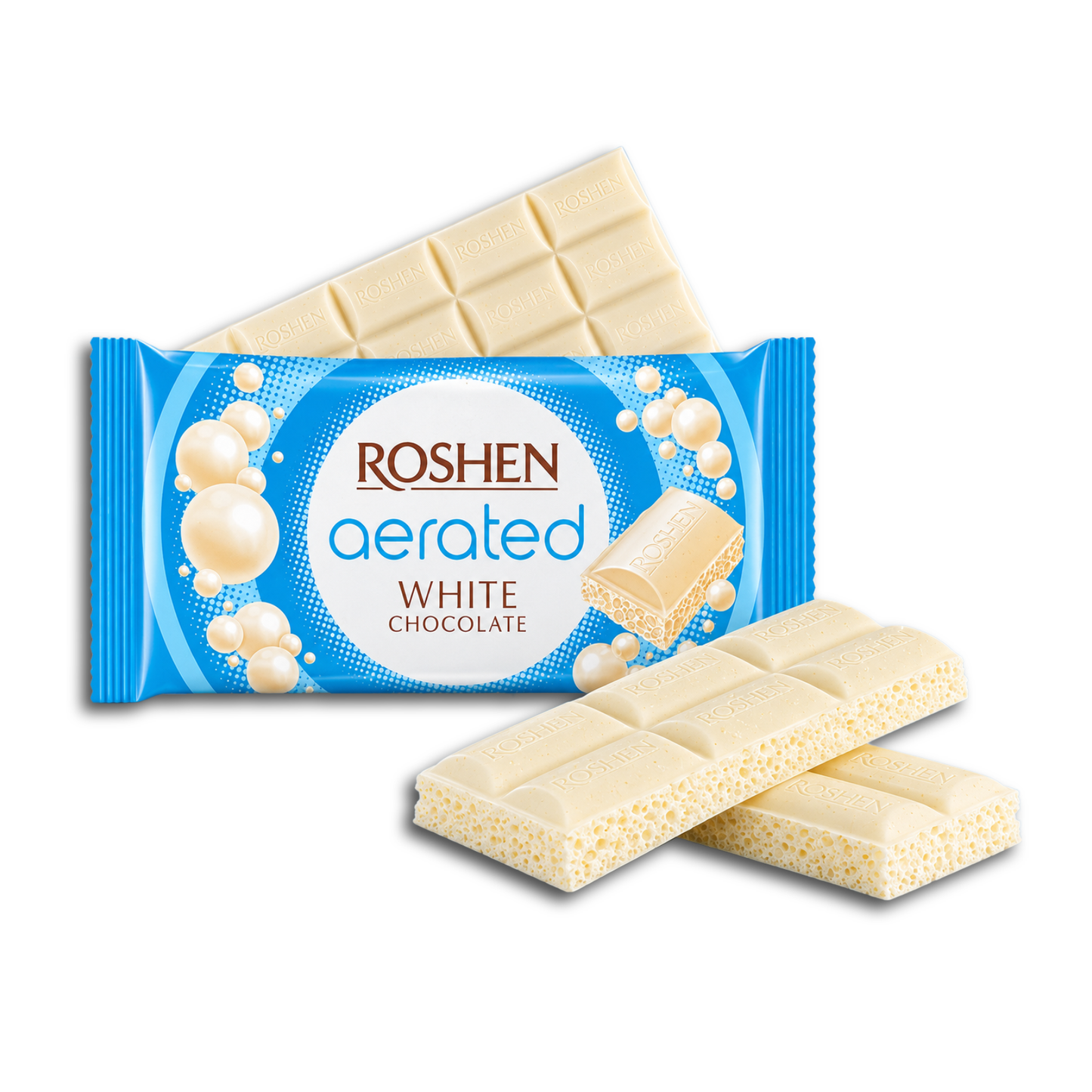 Roshen Weiße Schokolade luftig 80g
