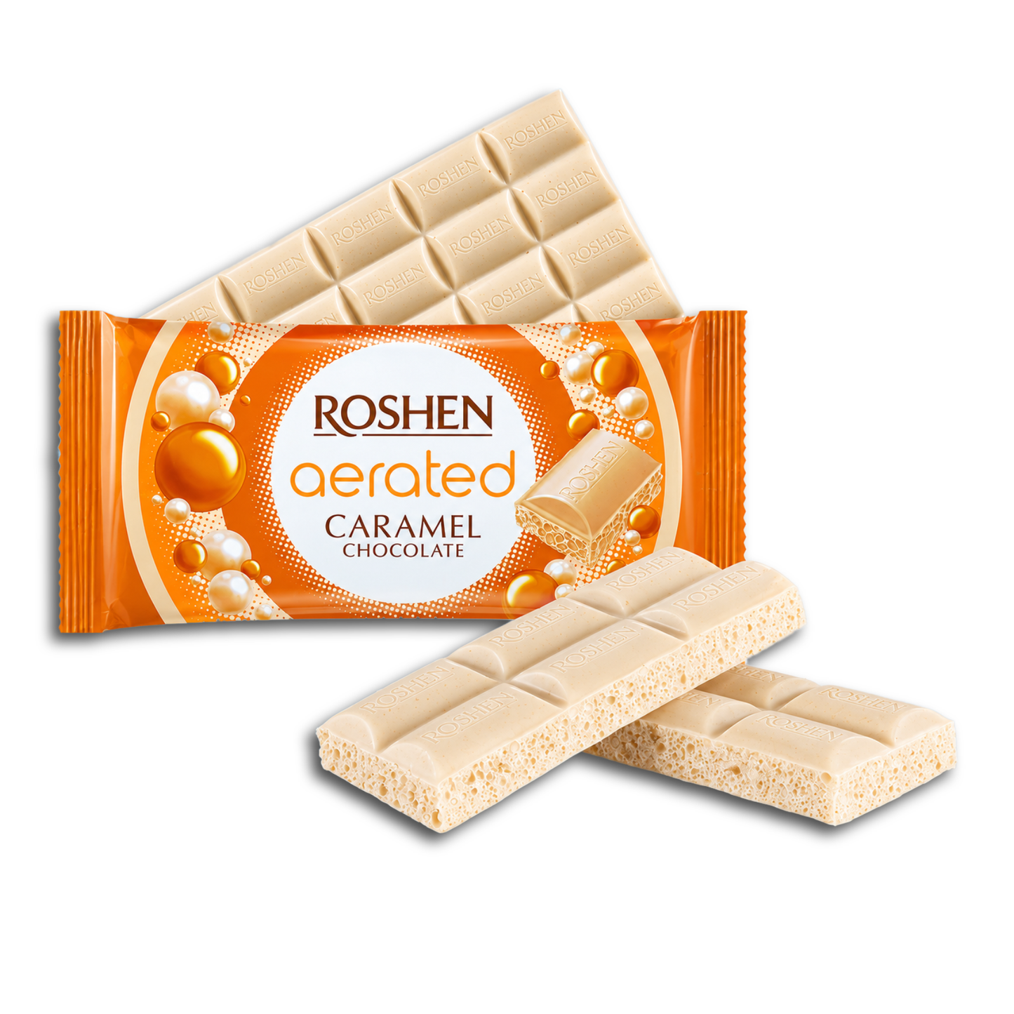 Roshen Weiße Schokolade mit Karamellgeschmack 80g