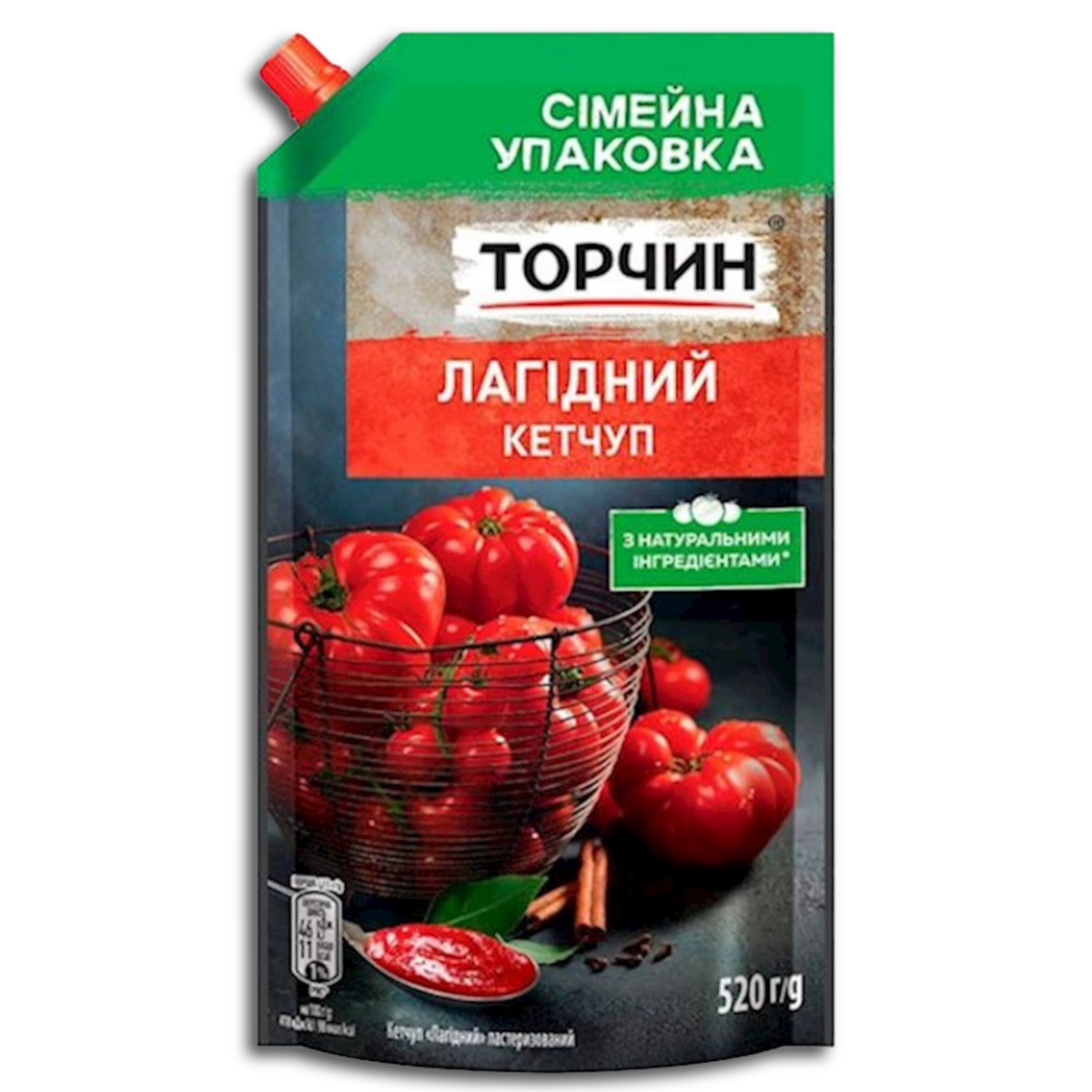 Torchin Ketchup "Lahydnyj" 520g