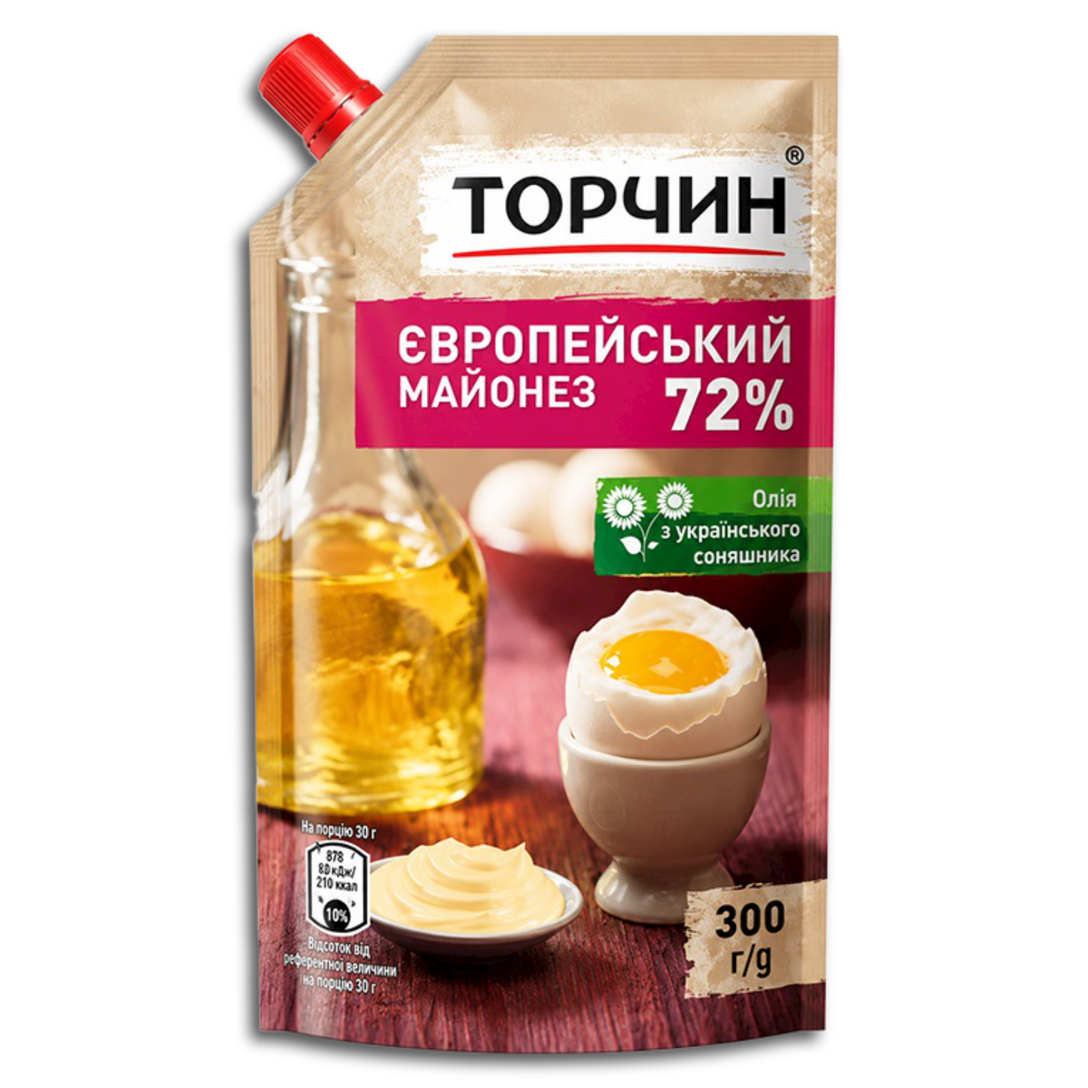 Torchin Mayonnaise "Evropejskij" 72%Fett 300g