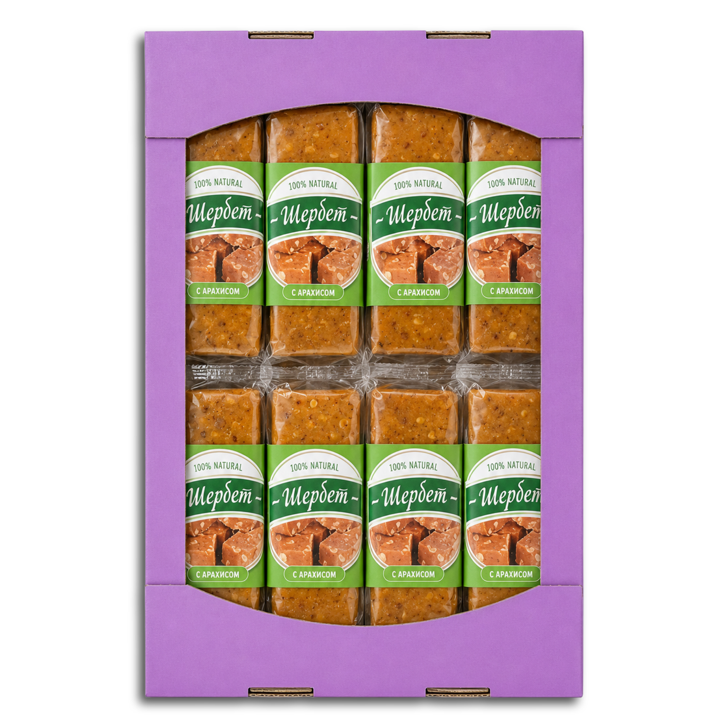 Weichkaramelltafel "Scherbet" mit Erdnüssen 150g