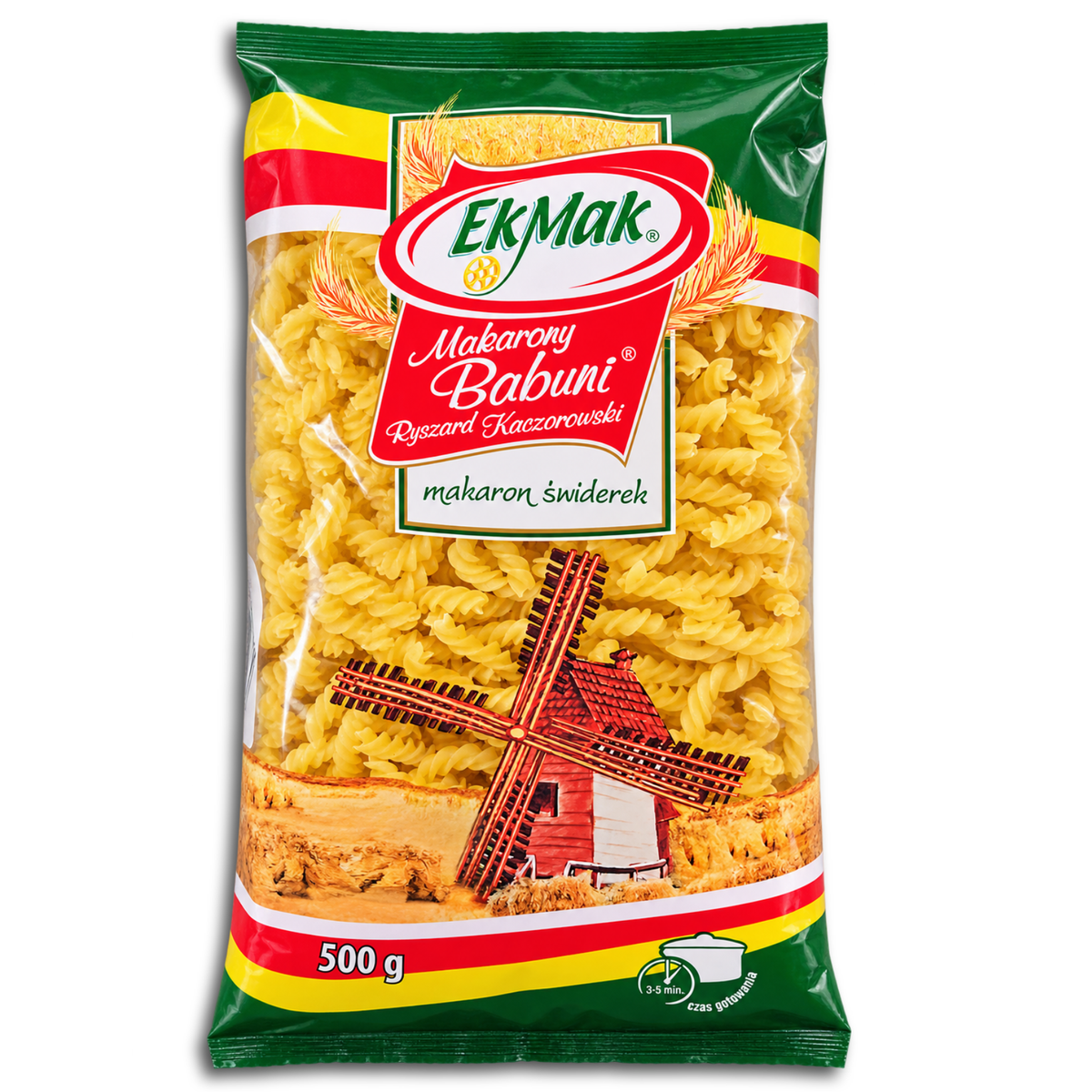 EKMak Makarony Babuni makaron świderek, Spiralnudeln 500g