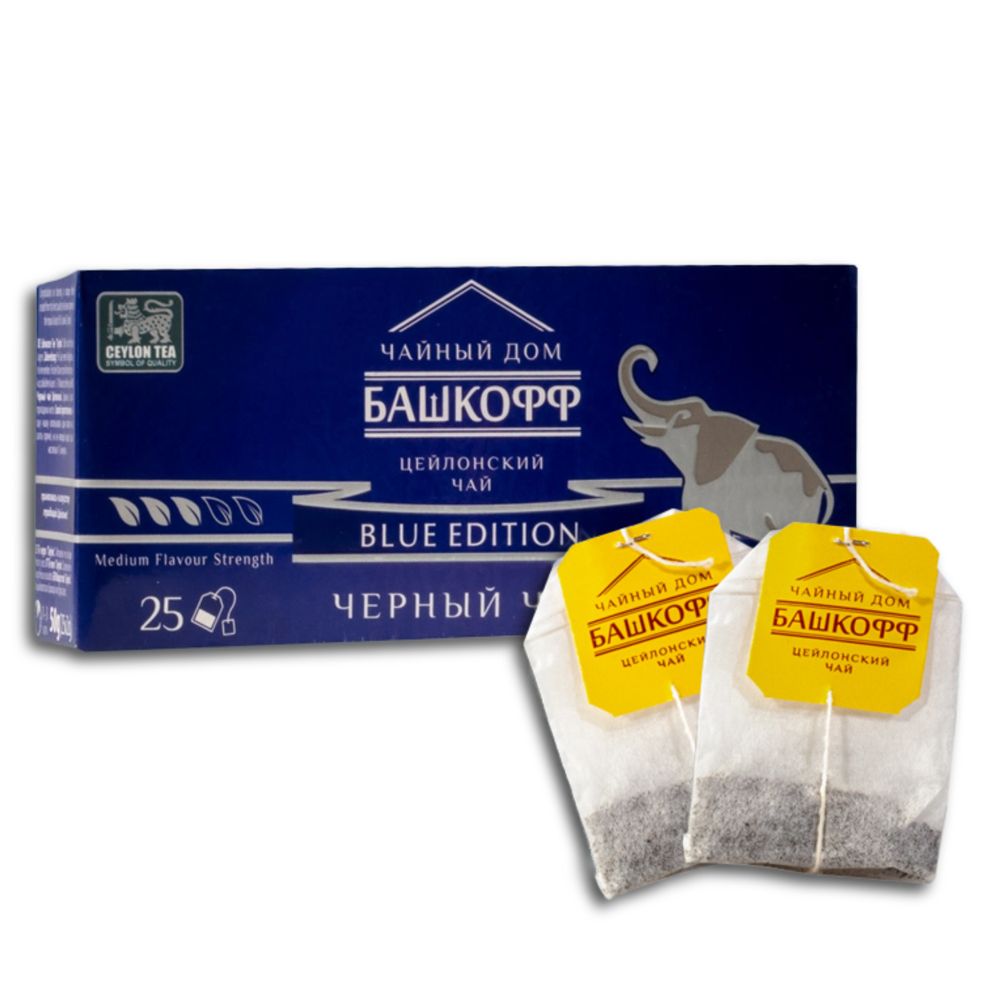 Bashkoff Schwarztee Ceylon Blue Edition, 25 x 2g Teebeitel