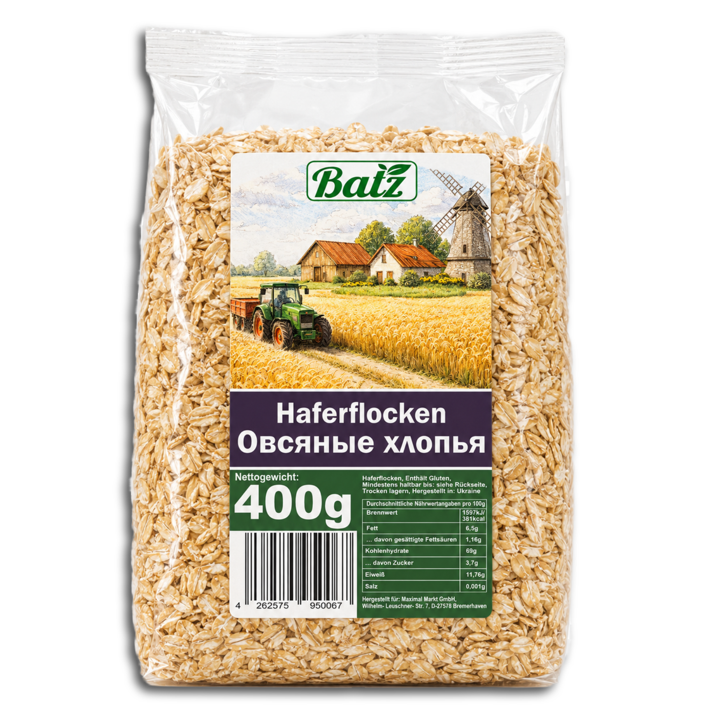 Batz Haferflocken 400g