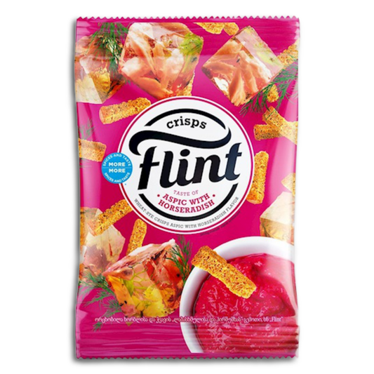 Flint Brotsnack mit Fleischsülze- und Meerrettichgeschmack Suchariki 70g