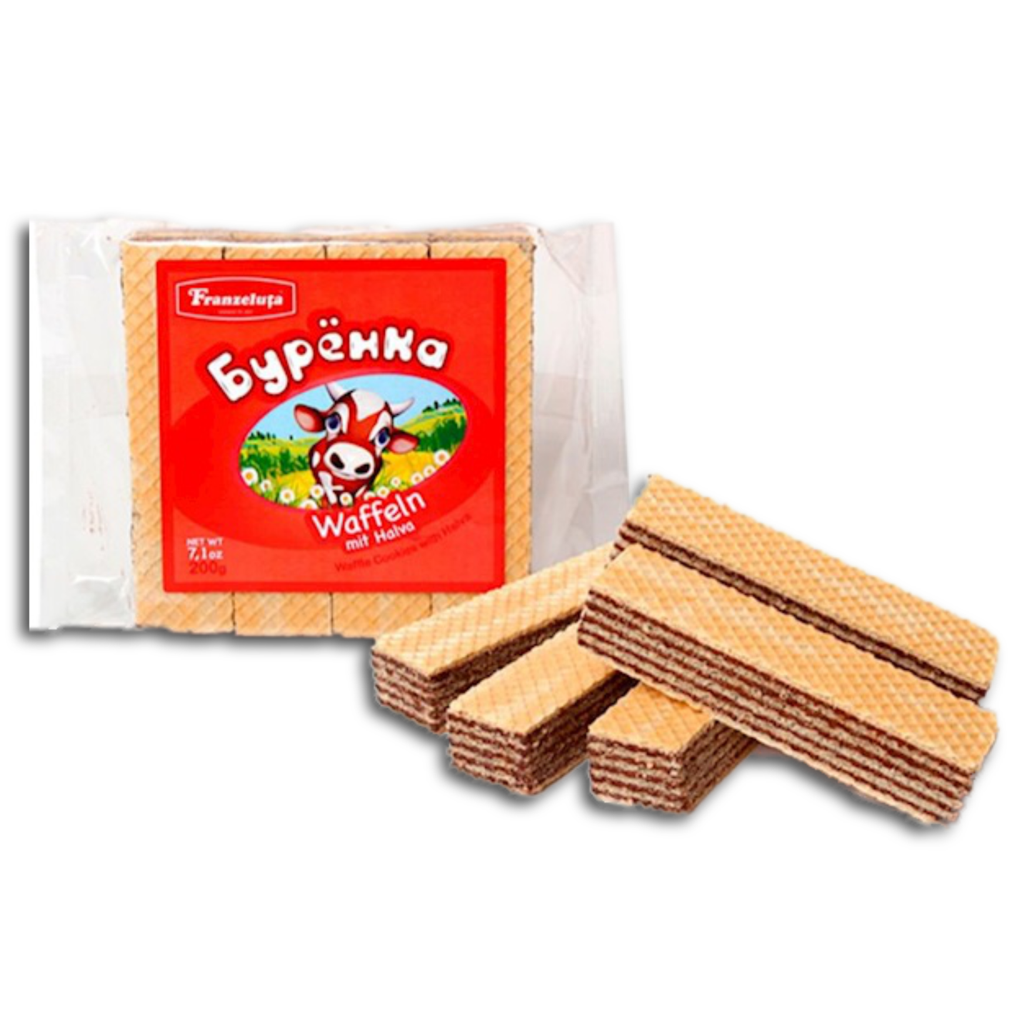Franzeluta Waffeln "Burenka" mit Halva-Füllung 200g