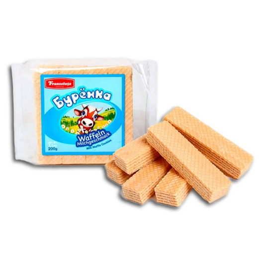 Franzeluta Waffeln "Burenka" mit Milchgeschmack 200g