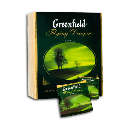 Greenfield Grüner Tee "Flying Dragon" - 2g x 100 Teebeutel, 200g