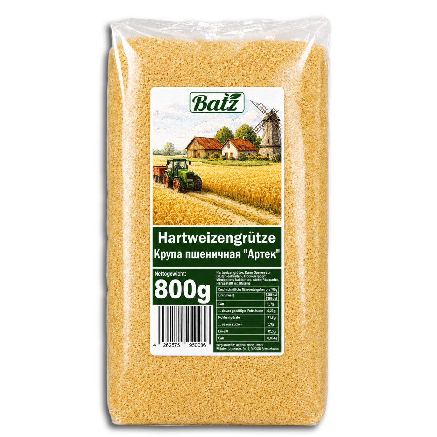 Batz Hartweizengrütze 800g