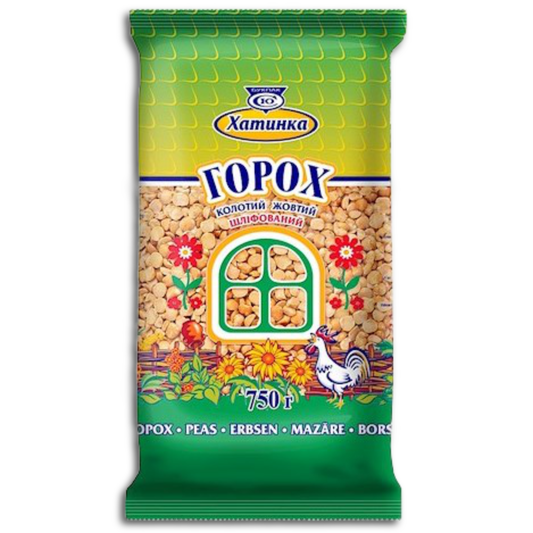 Hatinka Erbsen halbiert 750g