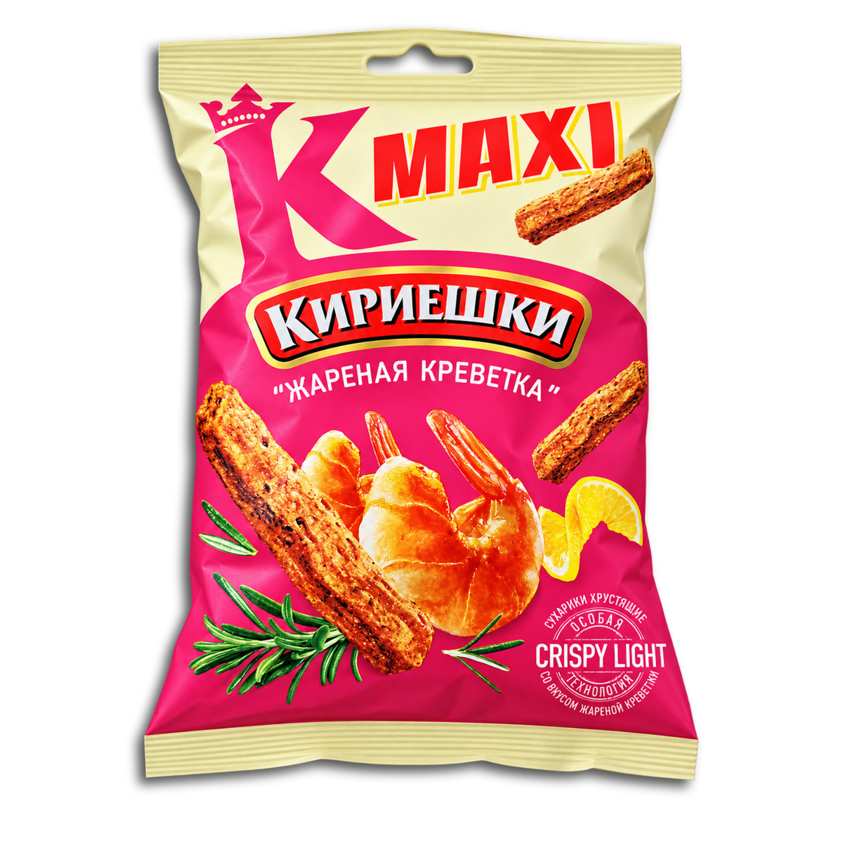 Kirieschki MAXI mit Garnelengeschmack 60g