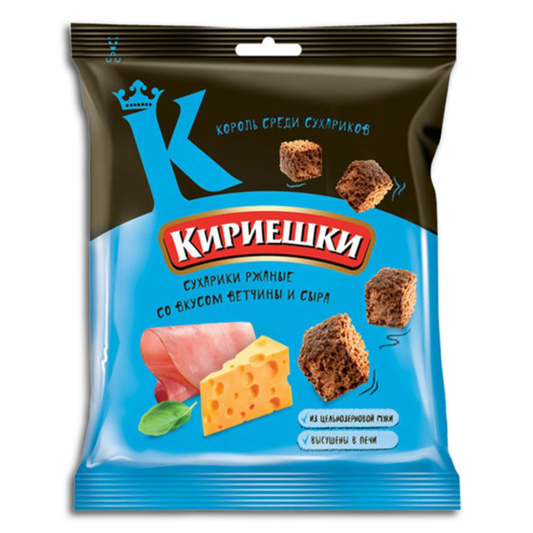 Kirieschki Brotsnack mit Schinken- und Käsegeschmack 40g