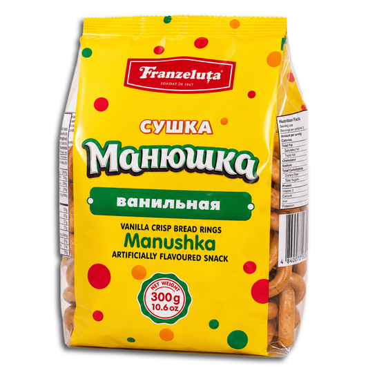 Kringelgebäck Franzeluta Suschka-mini Manjuschka Vanille 300g
