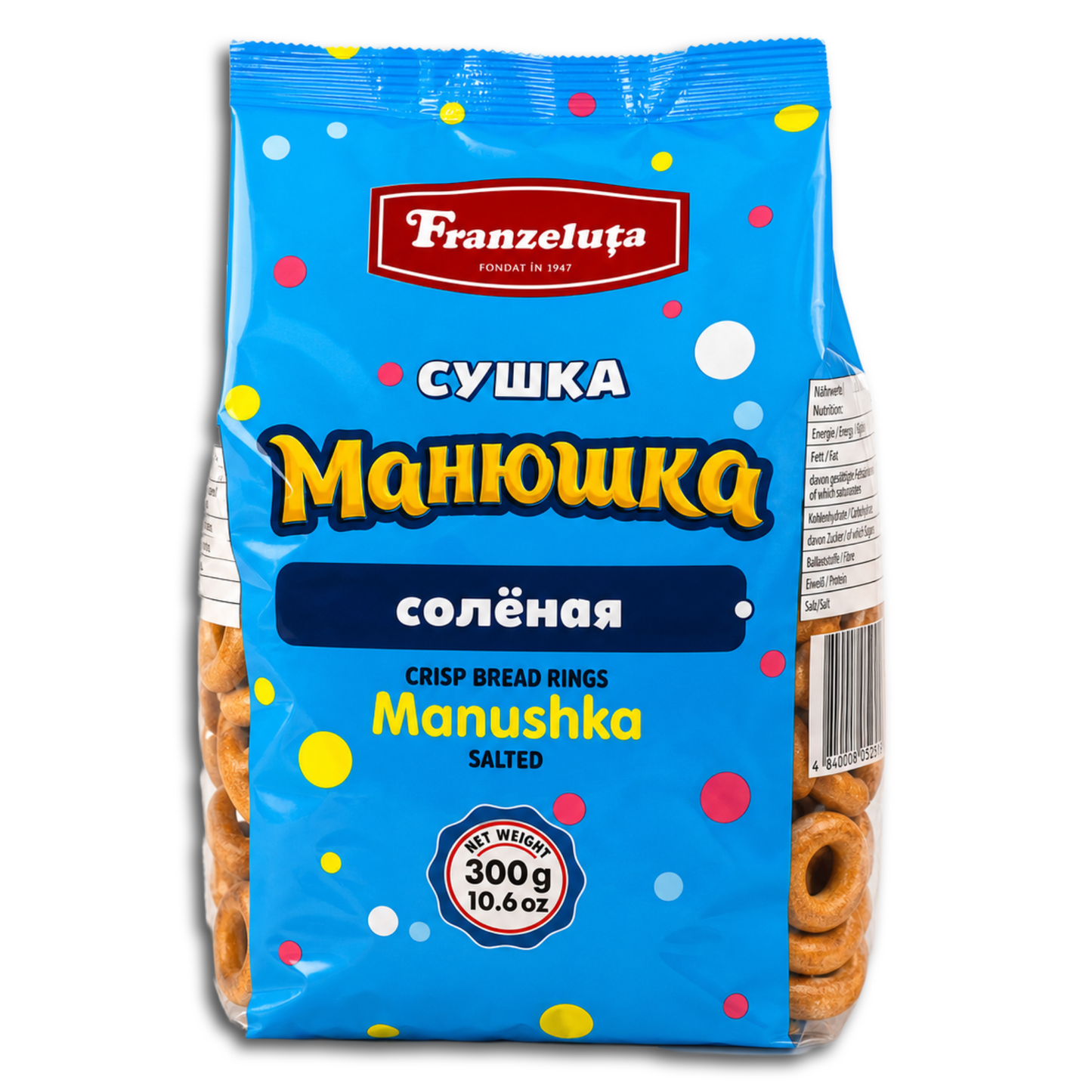 Kringelgebäck Franzeluta Suschka-mini "Manjuschka" gesalzen 300g