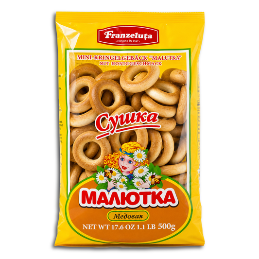 Kringelgebäck Franzeluta Suschka Malutka mit Honiggeschmack 500g