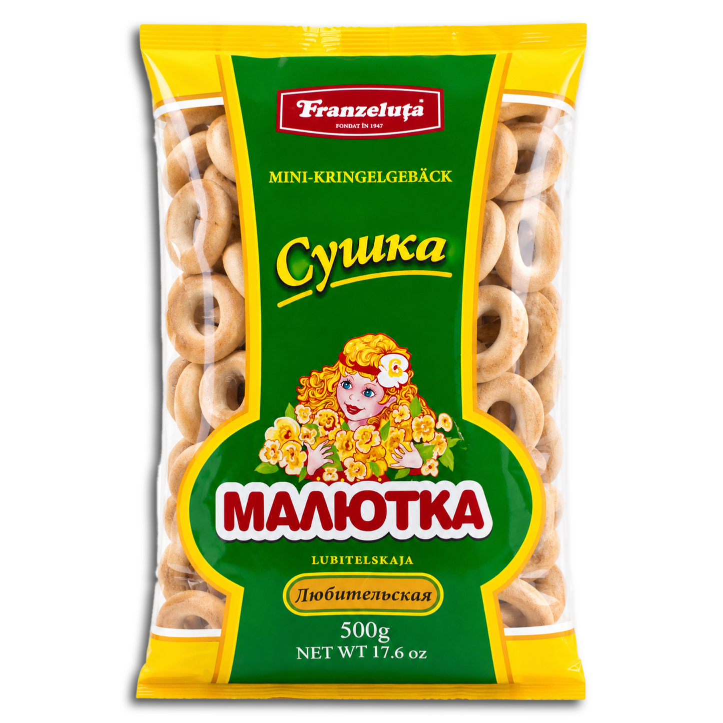 Kringelgebäck Franzeluta Suschka "Malutka" Lubitelskaja 500g