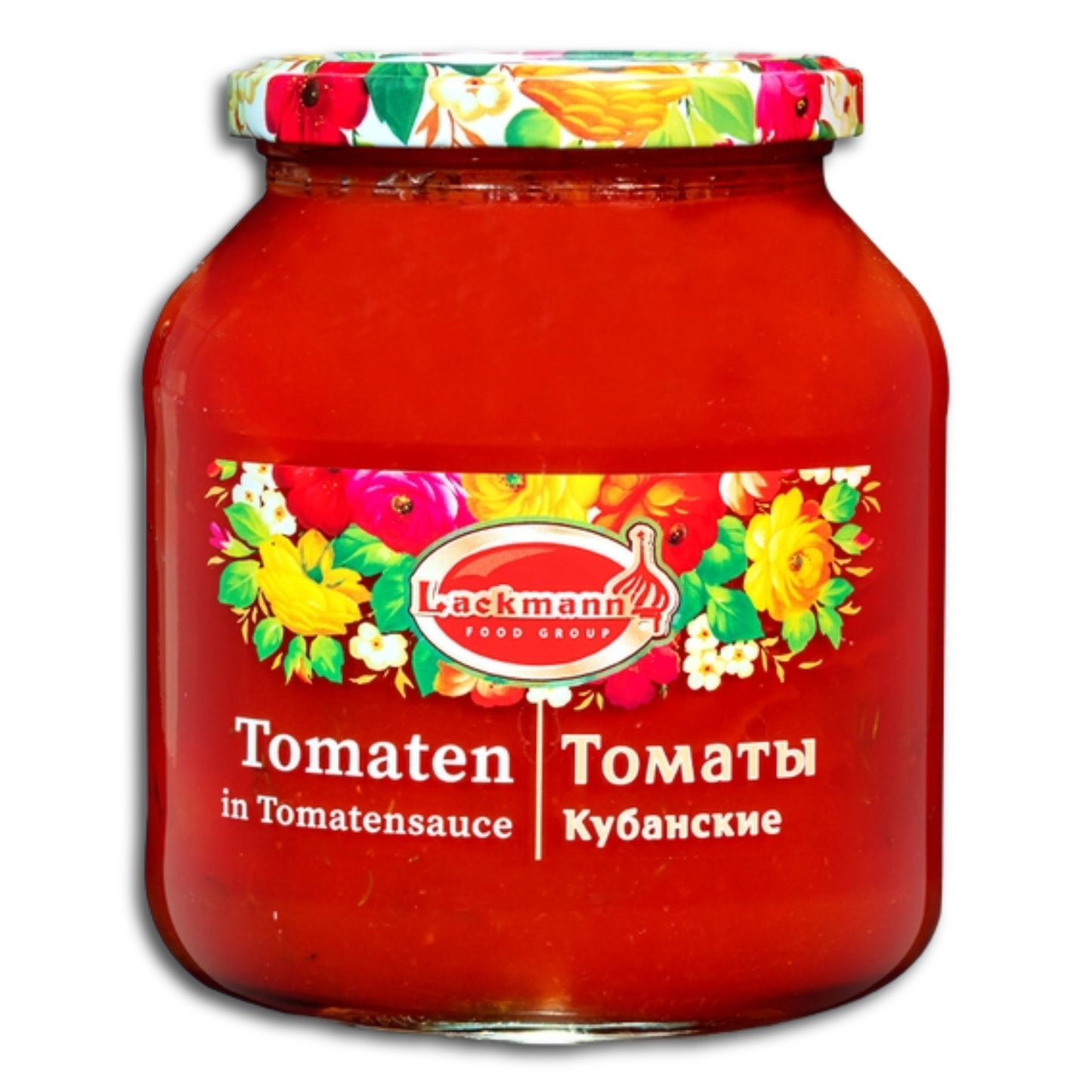 Lackmann Eingelegte Eierstrauchtomaten "Kubanskije" in eigenem Saft, mit Dill und Knoblauch, 660g