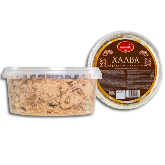 Lackmann Halva aus Erdnüssen, Halwa 400g