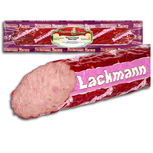 Lackmann Putenkochsalami Wostotschnyj Master aus Putenfleisch, heißgegart 275g