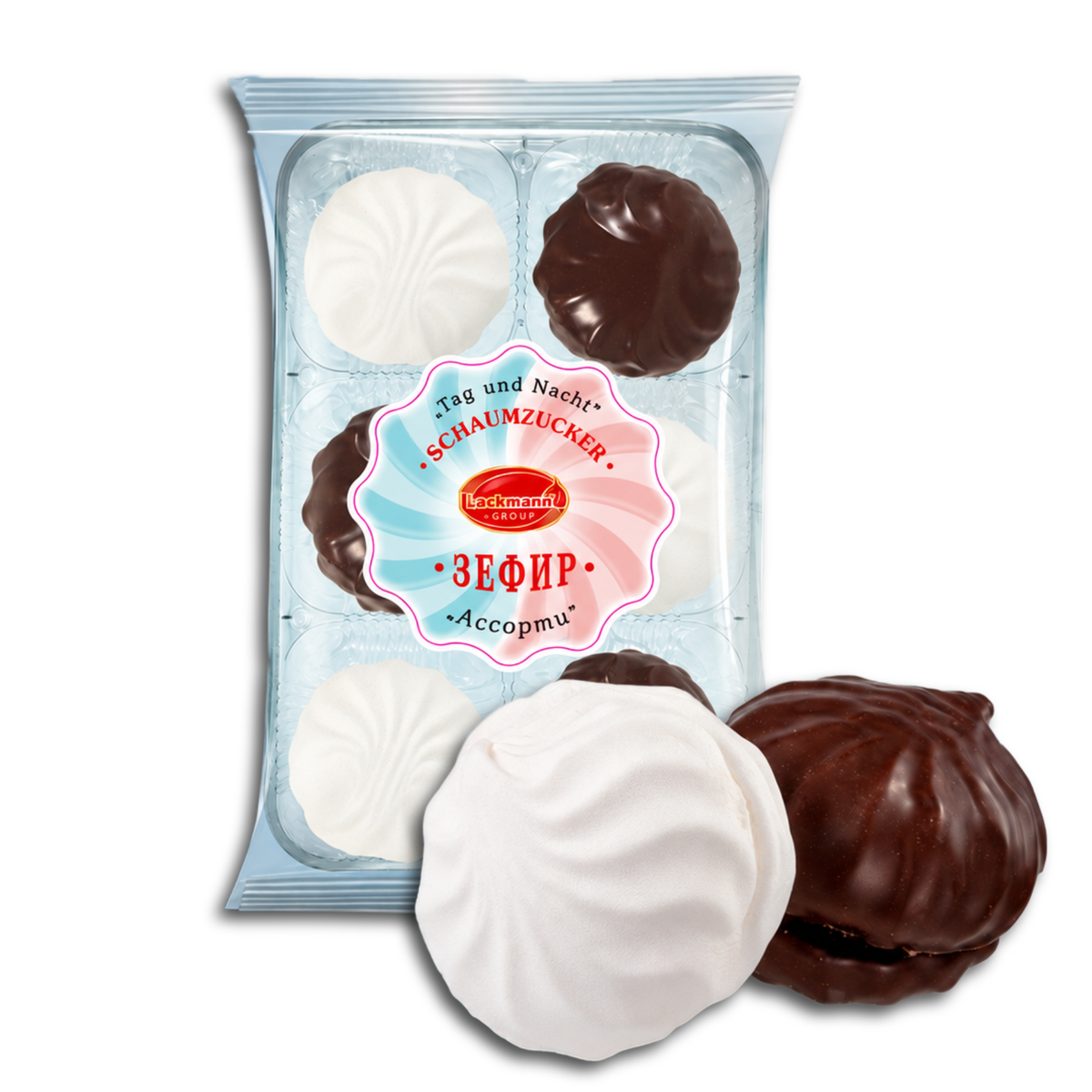 Lackmann Sefir "Assortie" ohne und mit Schokoglasur 350g