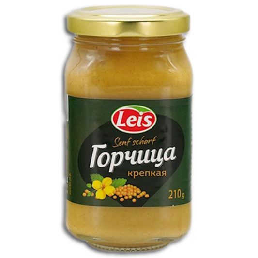 Leis Senf scharf 210g