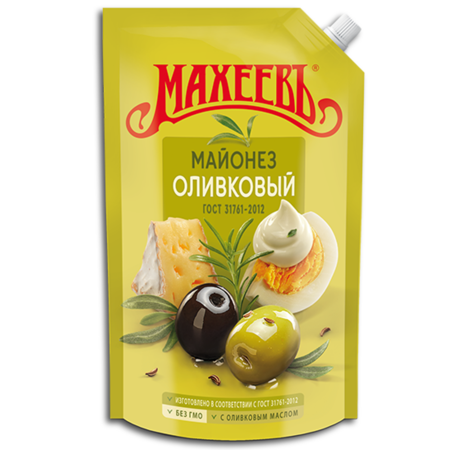 Maheev Mayonnaise mit Olivenöl, 50,5%, 770g