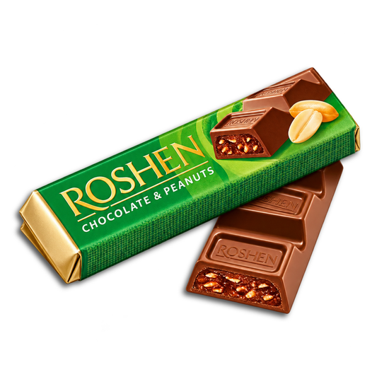 ROSHEN Riegel/Batontschik mit Erdnussfüllung 38g