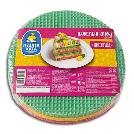 Puzata Hata Waffelblätter Regenbogen 90g