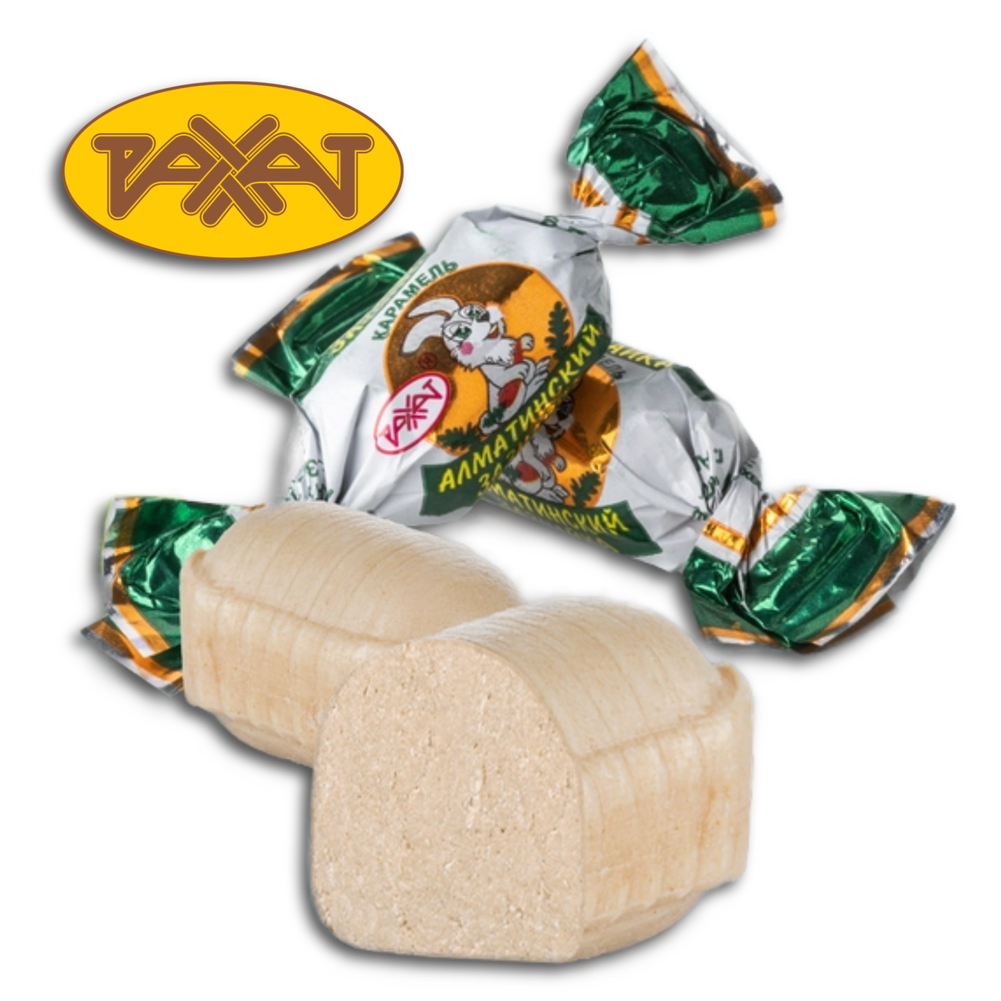 Rakhat Karamellbonbon "Sajka" mit Milchcremefüllung und Erdnüssen 200g