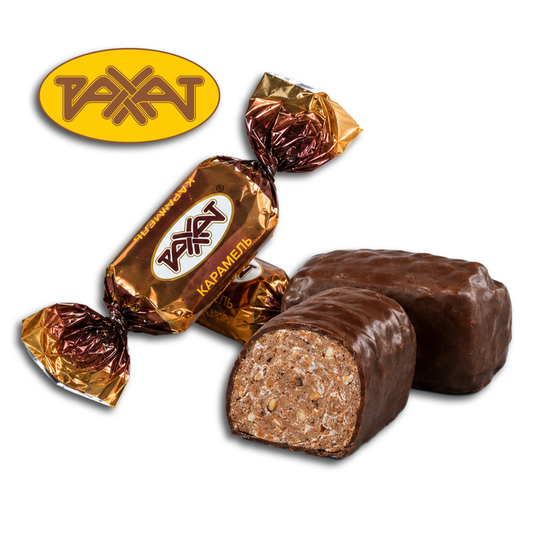 Rakhat Karamellbonbon mit Schokoglasur 200g