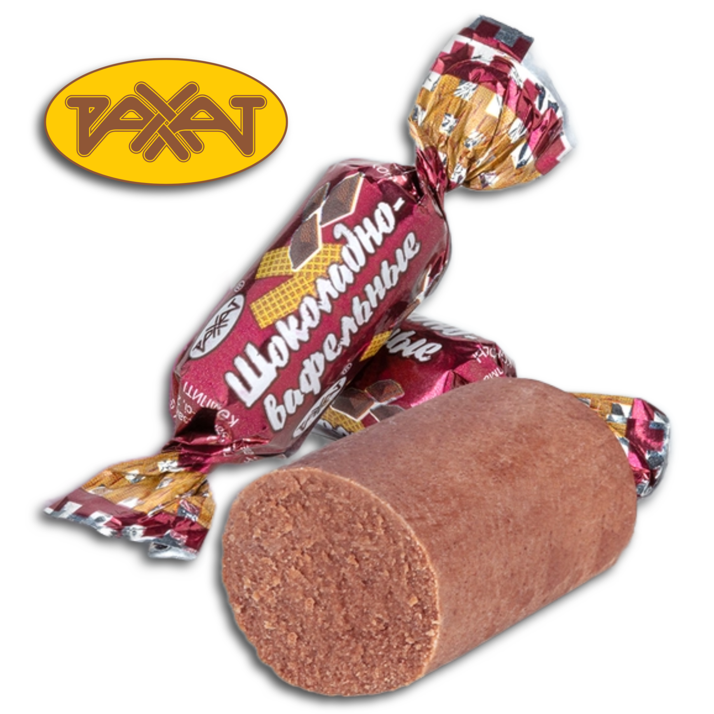 Rakhat Konfekt mit Milch-Kakao-Geschmack und knusprigen Waffelkrümel, 200g