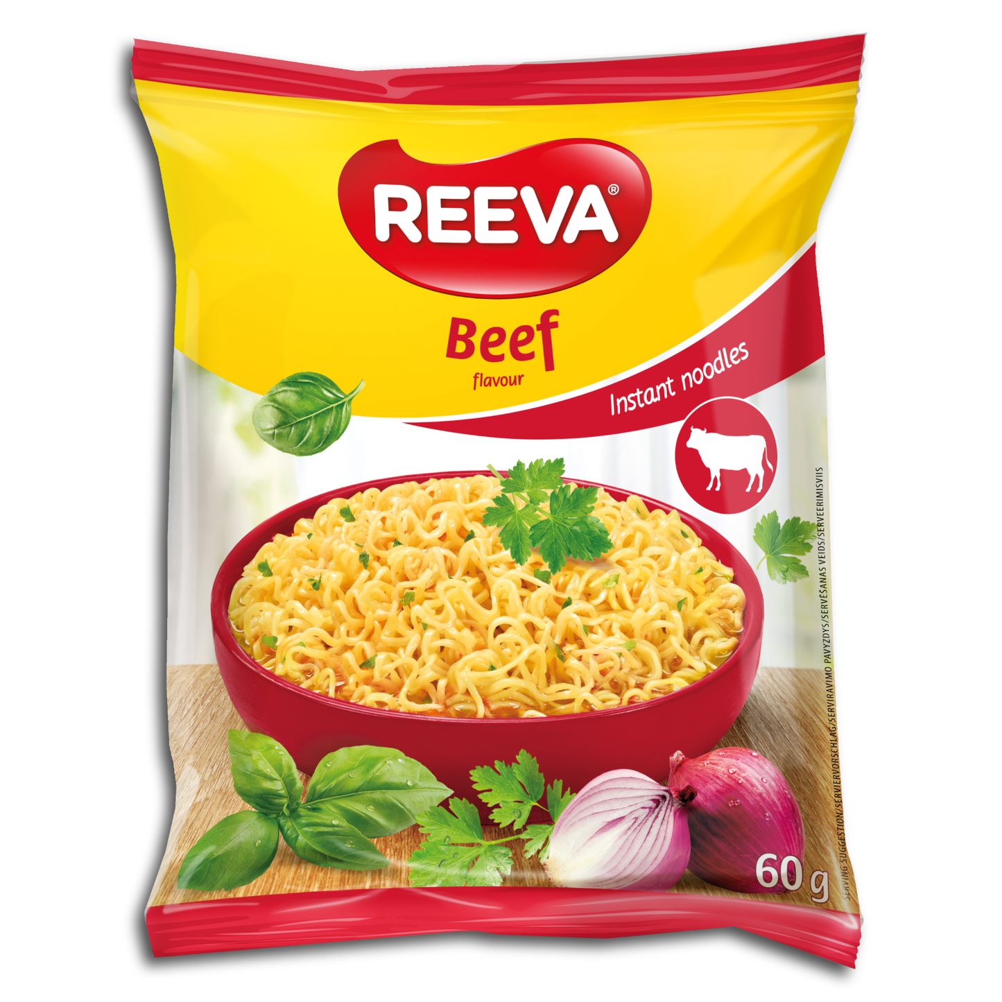 Reeva Instantnudeln mit Rindfleischgeschmack 60g