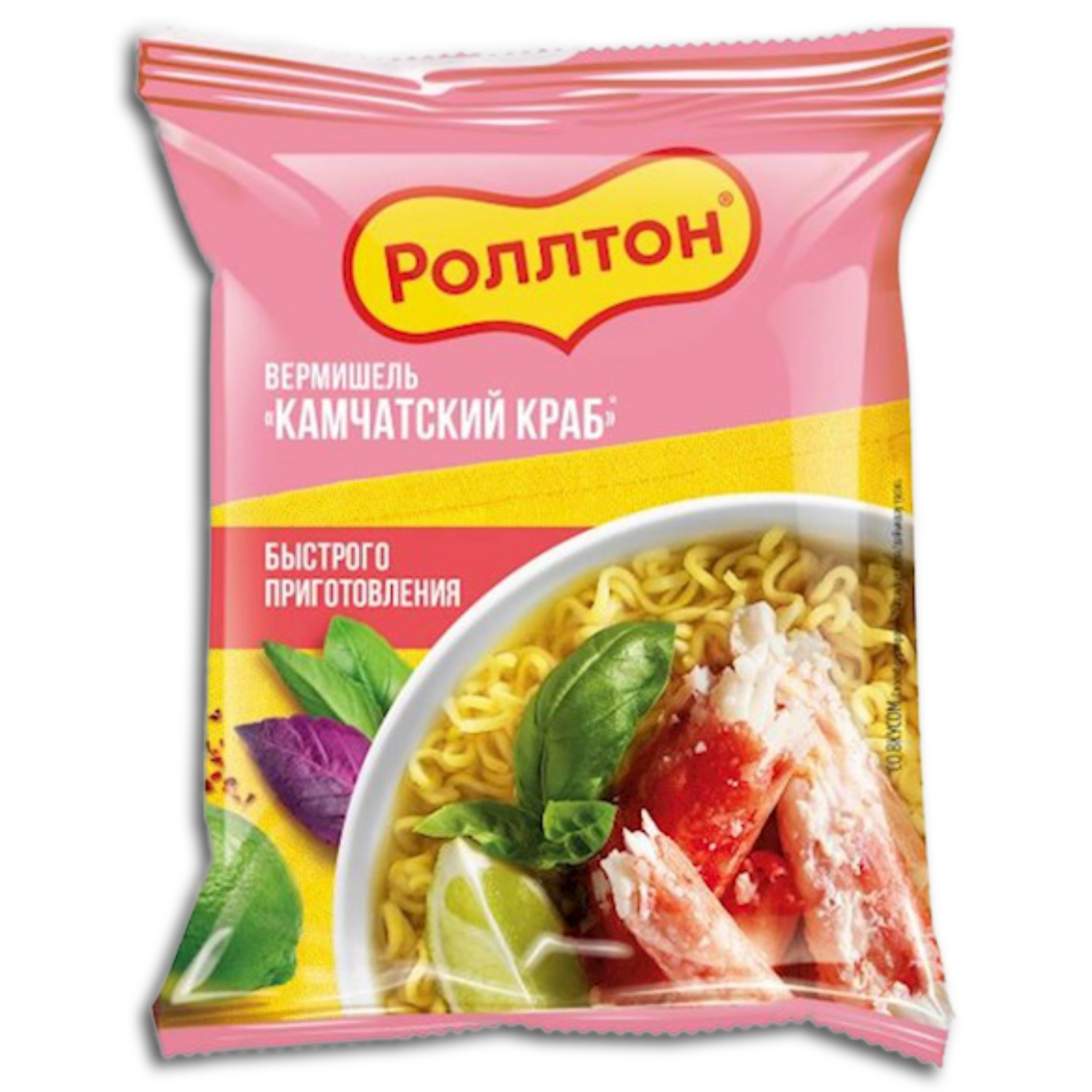 Rollton Instant Nudeln mit Kamtschatka Krabbengeschmack 60g