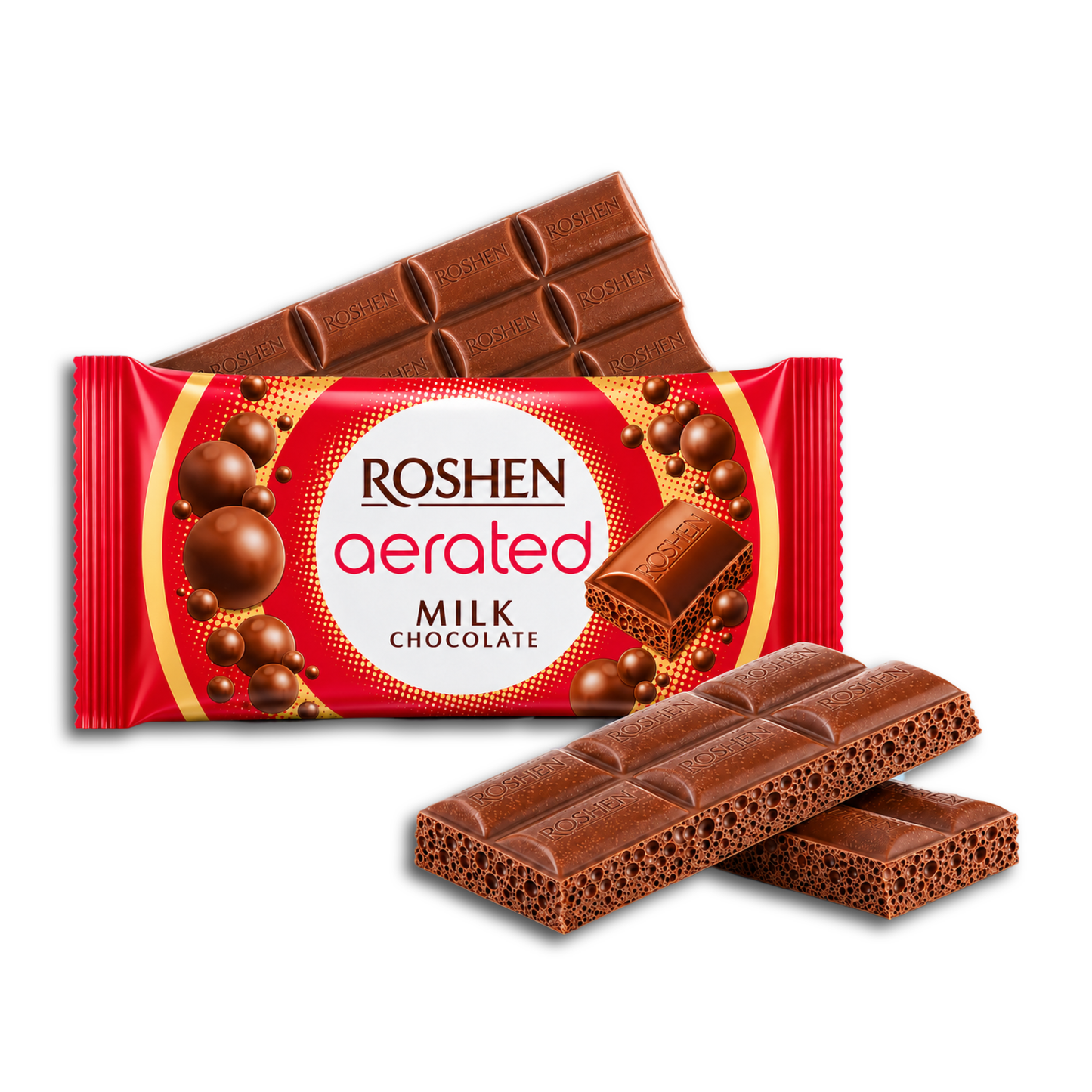 Roshen Milchschokolade luftig 80g