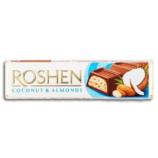 Roshen Schokoriegel Mandeln und Kokos 29g