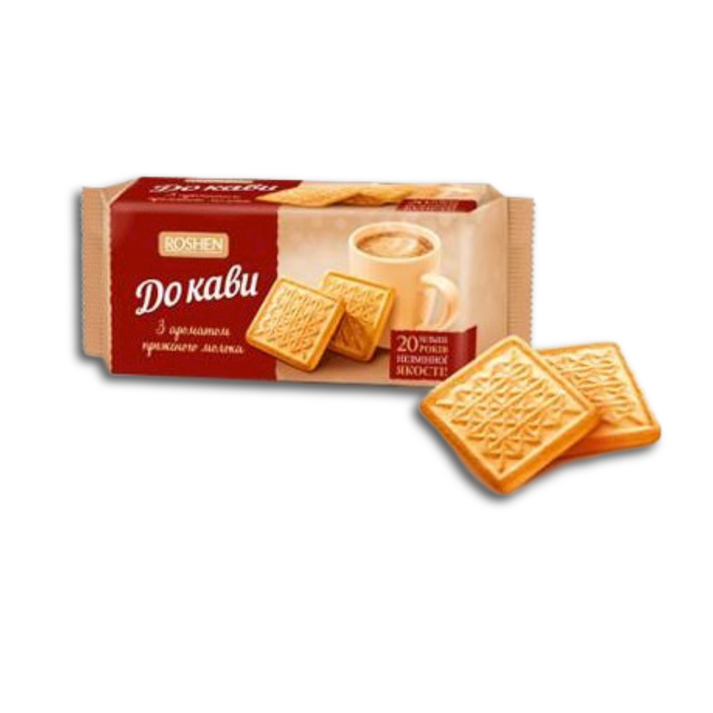 Roshen Zuckerkekse "K kofe" mit Backmilcharoma, 185g