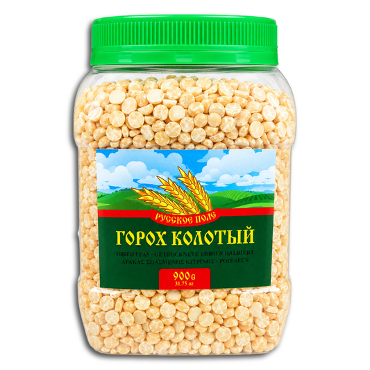 Russkoje Pole Getrocknete Erbsen halbiert 900g