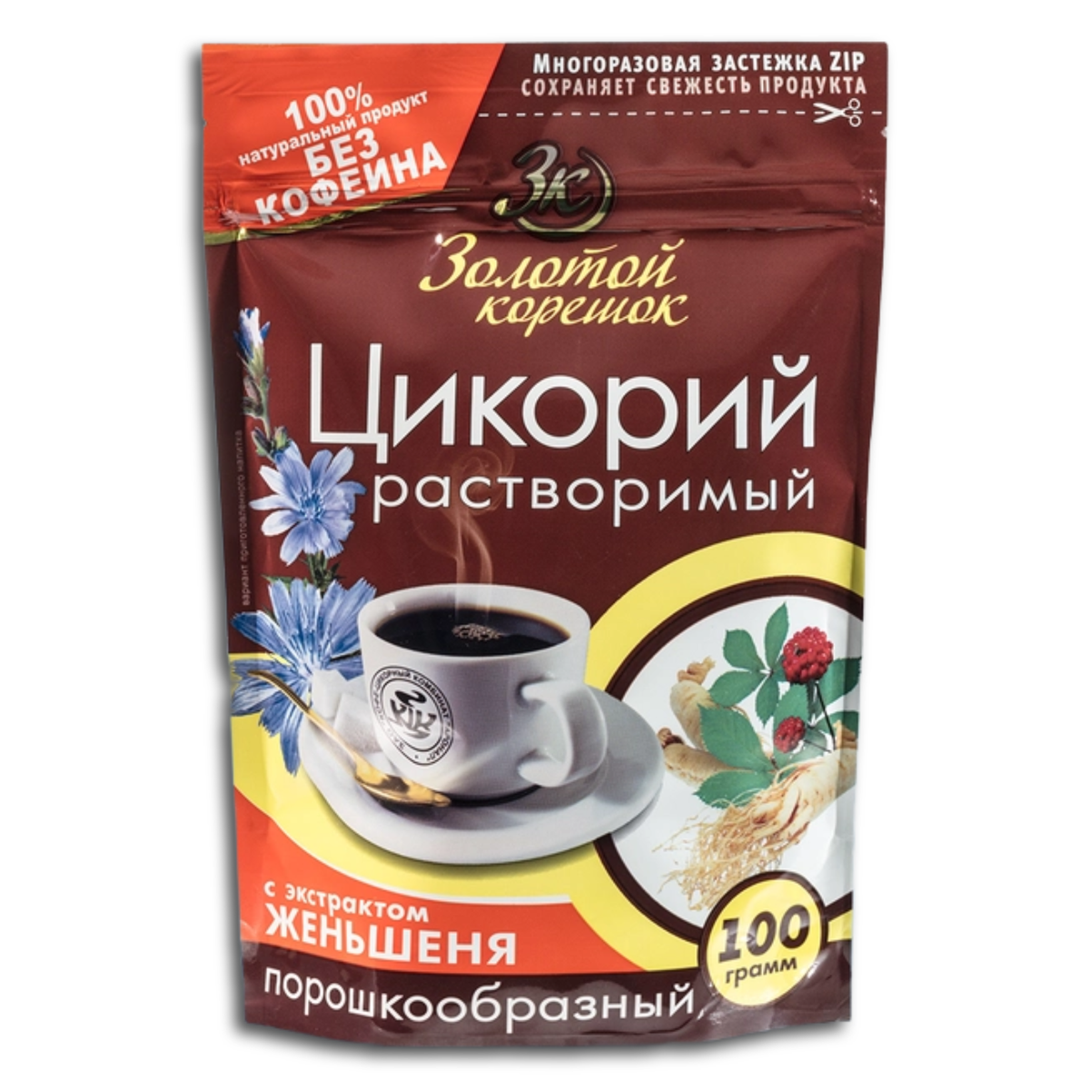 Solotoj Koreschok Löslicher Zichorie mit Ginseng Extrakt 100g