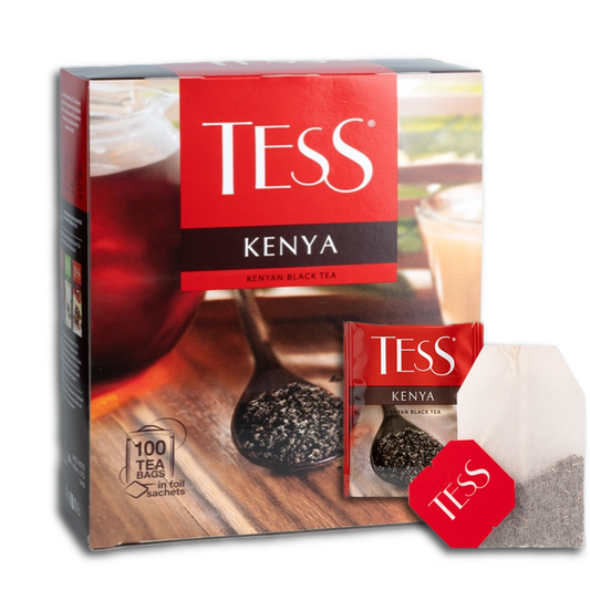 Tess Schwarzer Tee Kenya 100х2g Teebeutel 200g