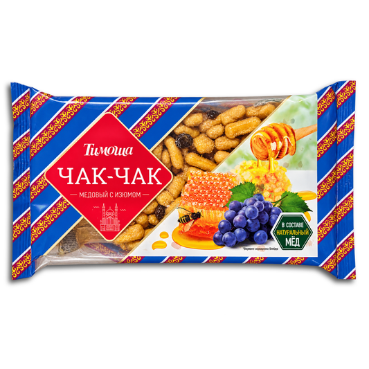 Timoscha Chak-Chak mit Honig und Rosinen 250g
